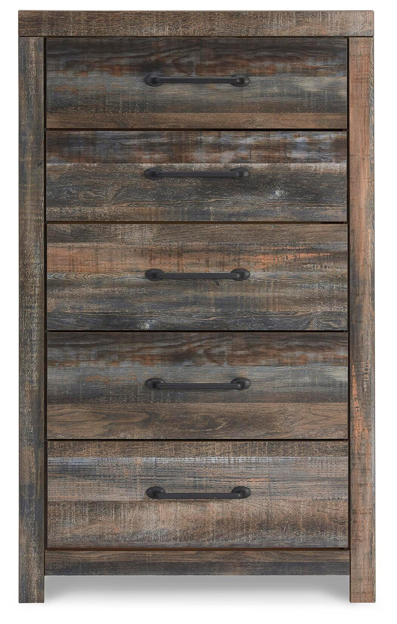 Drystan Multi Full Bookcase Storage Bed and Chest - B211B88