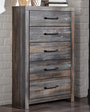 Drystan Multi Full Bookcase Storage Bed and Chest - B211B88