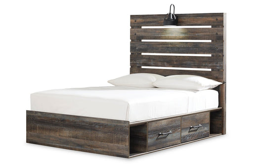 Drystan Multi Full Panel Bed with 2 Storage Drawers - DMV FurnitureFull Bed