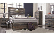 Drystan Multi Full Panel Bed with 4 Storage Drawers - DMV FurnitureFull Bed