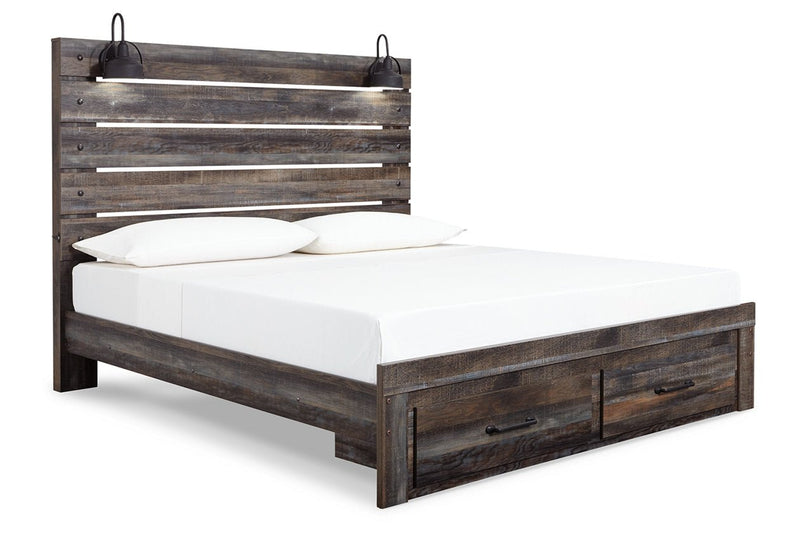 Drystan Multi King Panel Bed with Storage - DMV FurnitureKing Bed