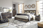 Drystan Multi King Panel Bookcase Bed - DMV FurnitureKing Bed