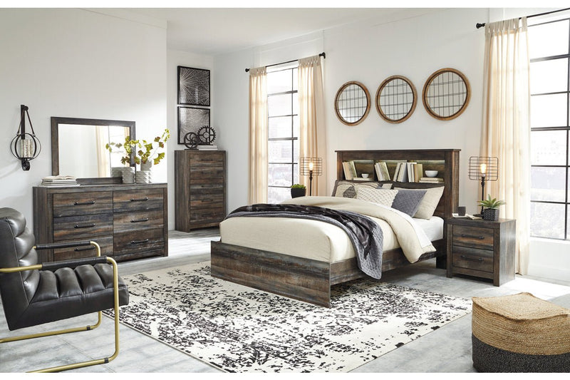 Drystan Multi Queen Bookcase Bed - DMV FurnitureQueen Bed