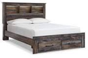 Drystan Multi Queen Bookcase Bed with 2 Storage Drawers - DMV FurnitureQueen Bed