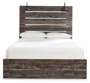 Drystan Multi Queen Panel Bed, 2 Dressers, Mirror, Chest and 2 Nightstands - B211B104