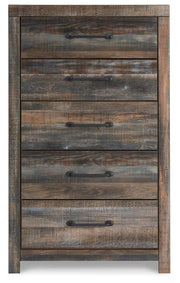 Drystan Multi Queen Panel Bed, 2 Dressers, Mirror, Chest and 2 Nightstands - B211B104