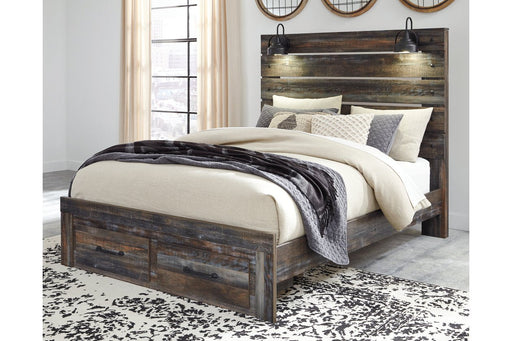 Drystan Multi Queen Panel Bed with 2 Storage Drawers - DMV FurnitureQueen Bed
