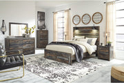 Drystan Multi Queen Panel Bed with 2 Storage Drawers - DMV FurnitureQueen Bed