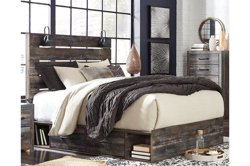 Drystan Multi Queen Panel Bed with 2 Storage Drawers - DMV FurnitureQueen Bed