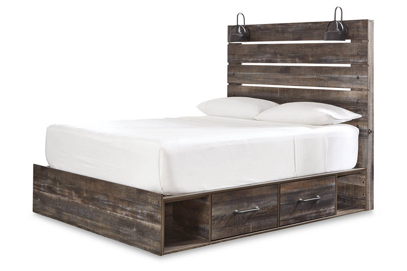Drystan Multi Queen Panel Bed with 4 Storage Drawers - DMV FurnitureQueen Bed