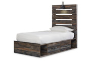 Drystan Multi Twin Panel Bed with 2 Storage Drawers - DMV FurnitureTwin Bed