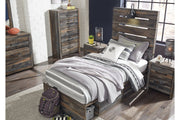 Drystan Multi Twin Panel Bed with 2 Storage Drawers - DMV FurnitureTwin Bed