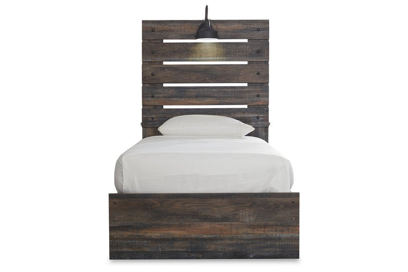 Drystan Multi Twin Panel Bed with 2 Storage Drawers - DMV FurnitureTwin Bed