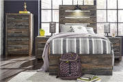 Drystan Multi Twin Panel Bed with 4 Storage Drawers - DMV FurnitureTwin Bed