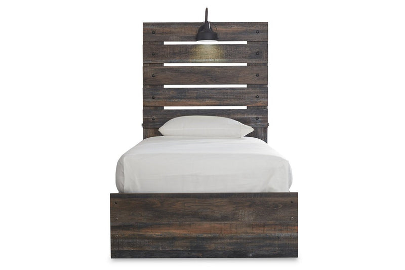 Drystan Multi Twin Panel Bed with 4 Storage Drawers - DMV FurnitureTwin Bed