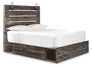 Drystan Twin Panel Bed with 2 Storage Drawers with Dresser in Multi from Ashley - DMV Furniture