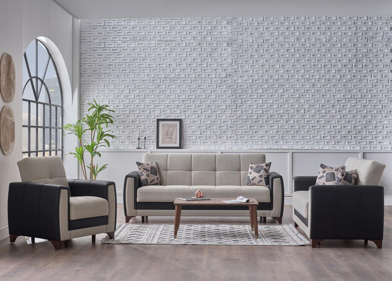 Dublin Boss Cream Living Room Set