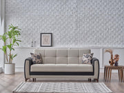 Dublin 3 Seat Sleeper (Boss Cream) - DMV FurnitureSleeper Sofa