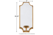Dumi Gold Finish Wall Sconce - DMV FurnitureSconce