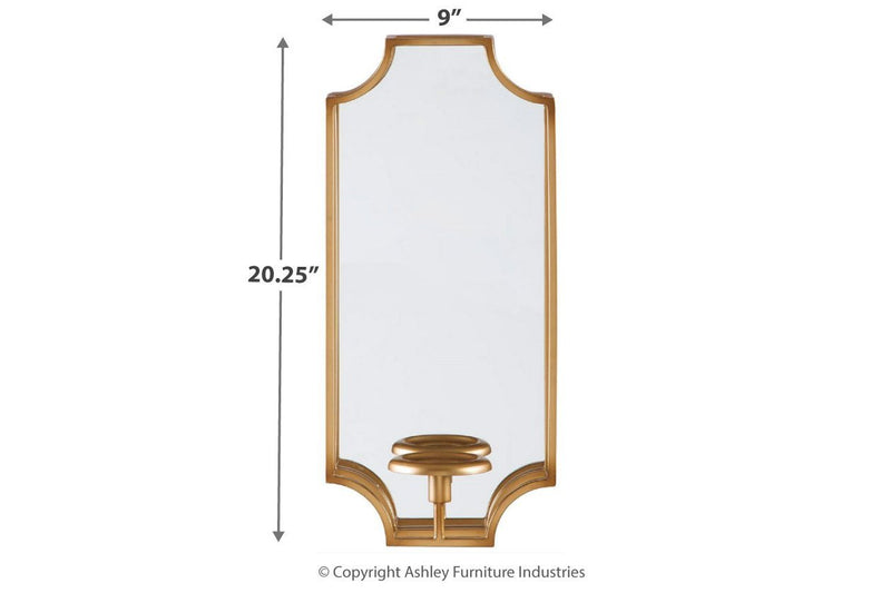 Dumi Gold Finish Wall Sconce - DMV FurnitureSconce