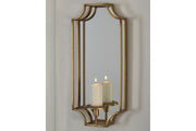 Dumi Gold Finish Wall Sconce - DMV FurnitureSconce