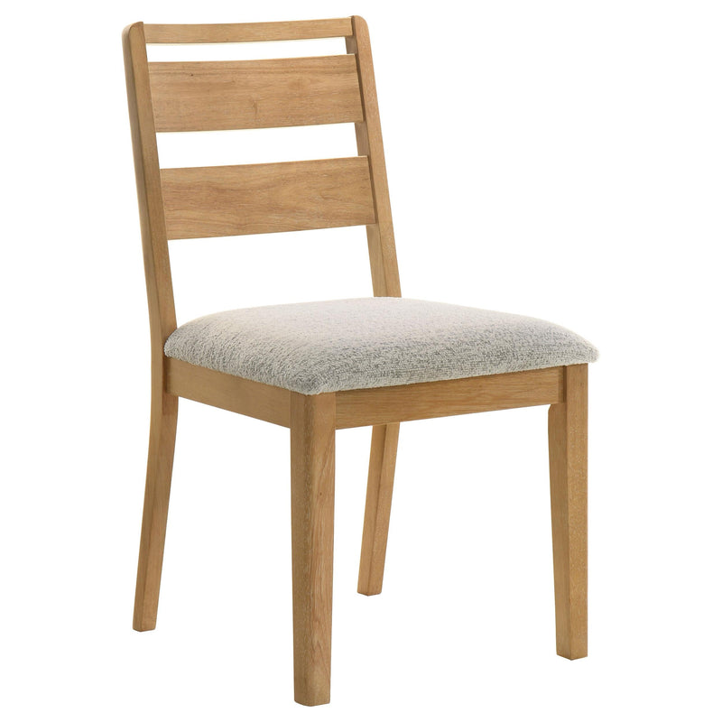 Duncan Ladder Back Dining Side Chair Washed Oak (Set of 2) - 193652