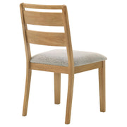 Duncan Ladder Back Dining Side Chair Washed Oak (Set of 2) - 193652