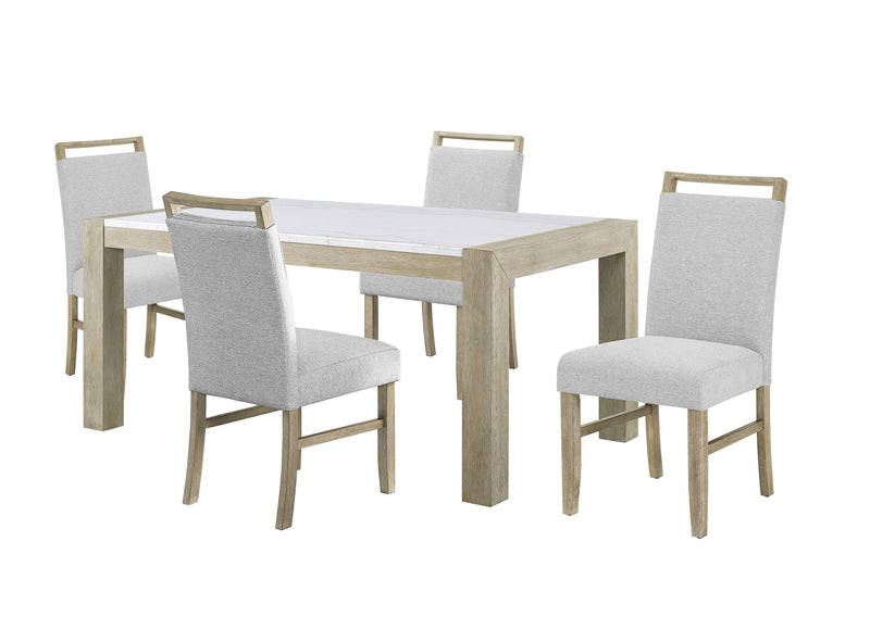 Dune Light Gray Genuine Marble Dining Table - DMV FurnitureDining Table