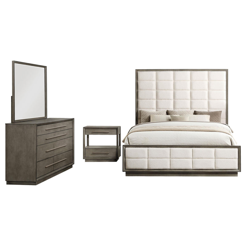 Durango 4-piece Queen Bedroom Set Taupe Oak - 223271Q-S4
