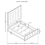Durango 5-piece California King Bedroom Set Taupe Oak - 223271KW-S5
