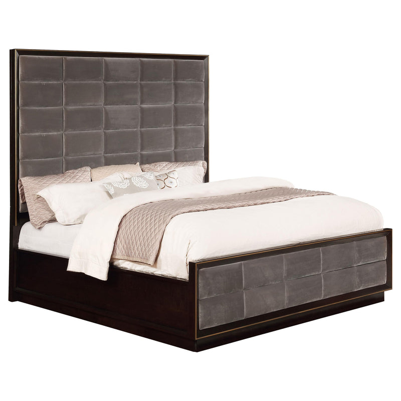 Durango 77-inch Eastern King Panel Bed Smoked Peppercorn - 223261KE