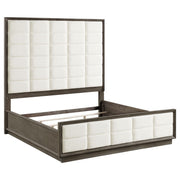 Durango 80-inch Eastern King Panel Bed Taupe Oak - 223271KE