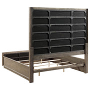 Durango 80-inch Eastern King Panel Bed Taupe Oak - 223271KE