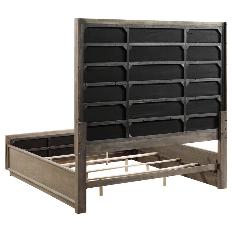 Durango 80-inch Eastern King Panel Bed Taupe Oak - 223271KE