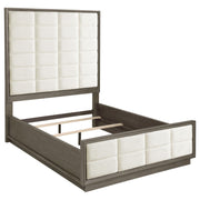 Durango 80-inch Queen Panel Bed Taupe Oak - 223271Q