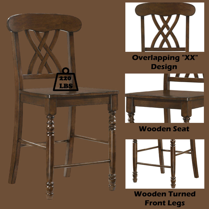 Dylan Counter Height Chair (Set-2) - DN00623