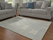 Dylanton Ivory/Blue 5' x 7' Area Rug - R407812