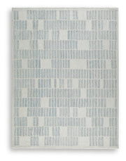 Dylanton Ivory/Blue 7'8" x 10' Area Rug - R407811