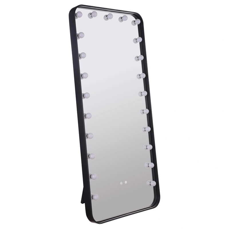 Canton Standing Mirror with LED Lighting and Bluetooth Speaker
