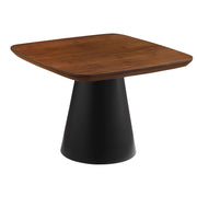 Eason 2-piece Coffee Table Set Walnut and Black - 710010