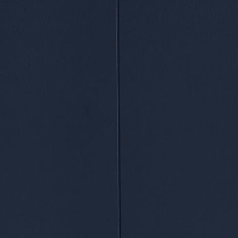 East Beach Outdoor Dining Table and 6 Chairs in Navy Blue/Driftwood - PKG024596