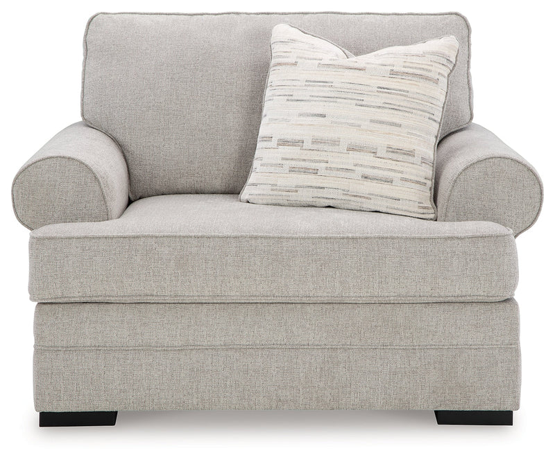 Eastonbridge Chair and Ottoman in Shadow - PKG018532