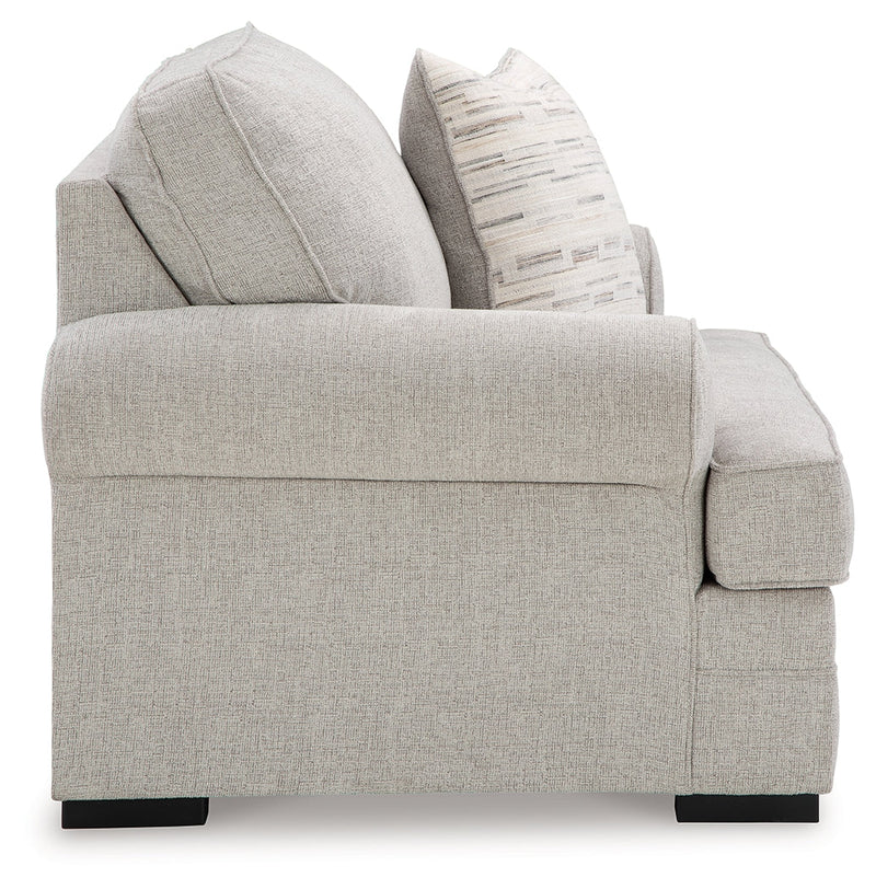Eastonbridge Sofa Chaise, Chair, and Ottoman in Shadow - PKG018533