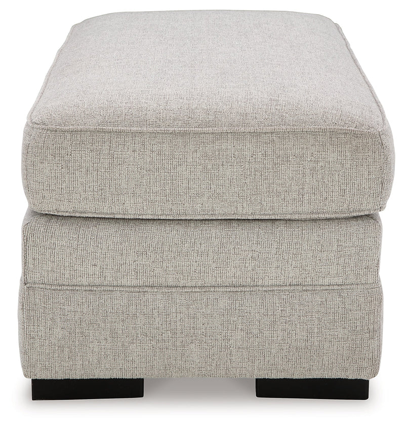 Eastonbridge Sofa Chaise, Chair, and Ottoman in Shadow - PKG018533