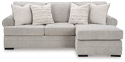 Eastonbridge Sofa Chaise, Chair, and Ottoman in Shadow - PKG018533