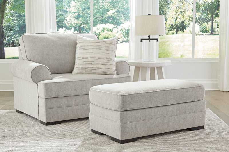 Eastonbridge Sofa Chaise, Oversized Chair, and Ottoman - DMV FurnitureSectional