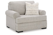 Eastonbridge Sofa Chaise, Oversized Chair, and Ottoman - DMV FurnitureSectional