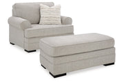 Eastonbridge Sofa Chaise, Oversized Chair, and Ottoman - DMV FurnitureSectional