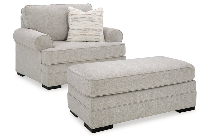 Eastonbridge Sofa Chaise, Oversized Chair, and Ottoman - DMV FurnitureSectional