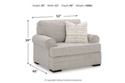 Eastonbridge Sofa Chaise, Oversized Chair, and Ottoman - DMV FurnitureSectional